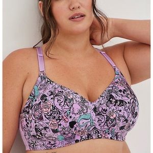 Torrid Wire Free Bra - Tattoo Print
